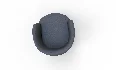 Tub Swivel Chair Navy Linen - Thumbnail 3