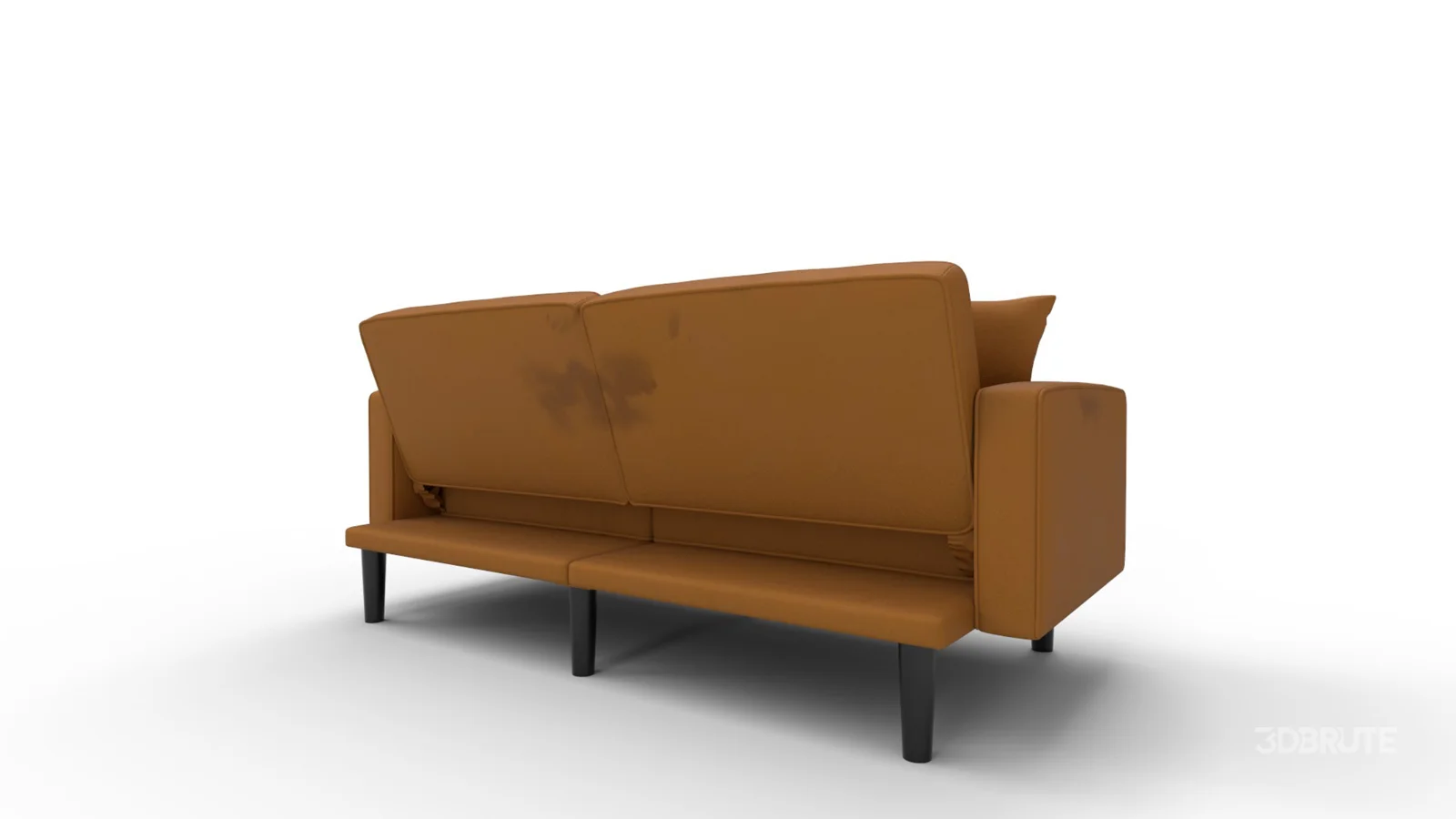 Stoa Paris Amber Brown 2 Seater Recharge Sofa Image 5