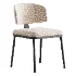 Contemporary Ink Steel Arm Chair - Thumbnail 4