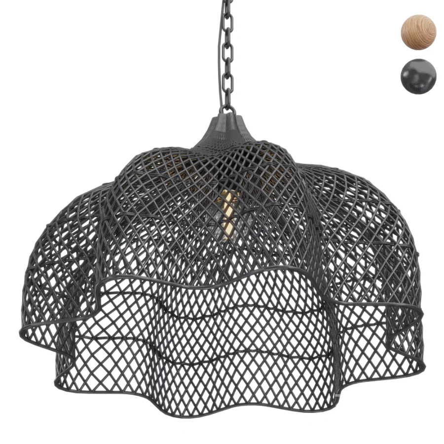 Matador Wicker Chandelier Image 8
