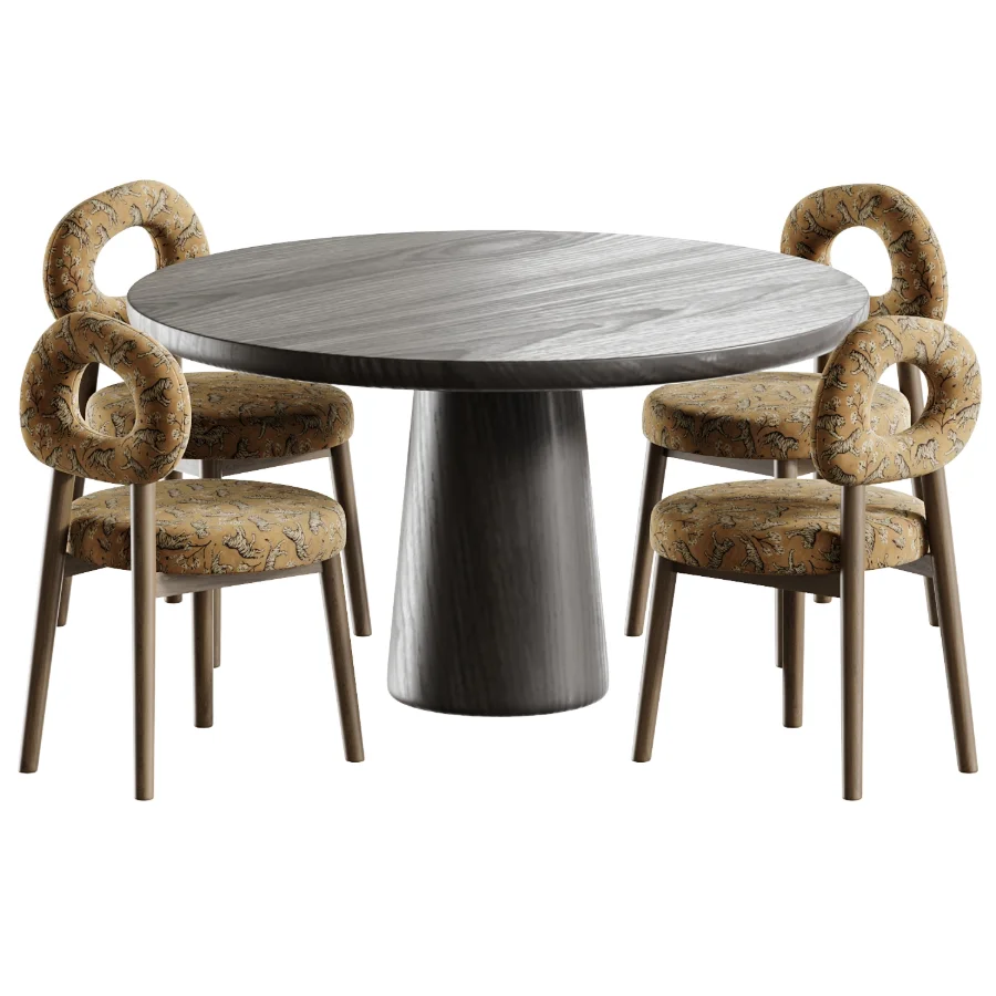 Tobo chair and Dining table Makoto Image 1
