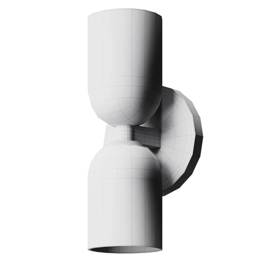 Ceramic Up Down Wall Sconce Image 4