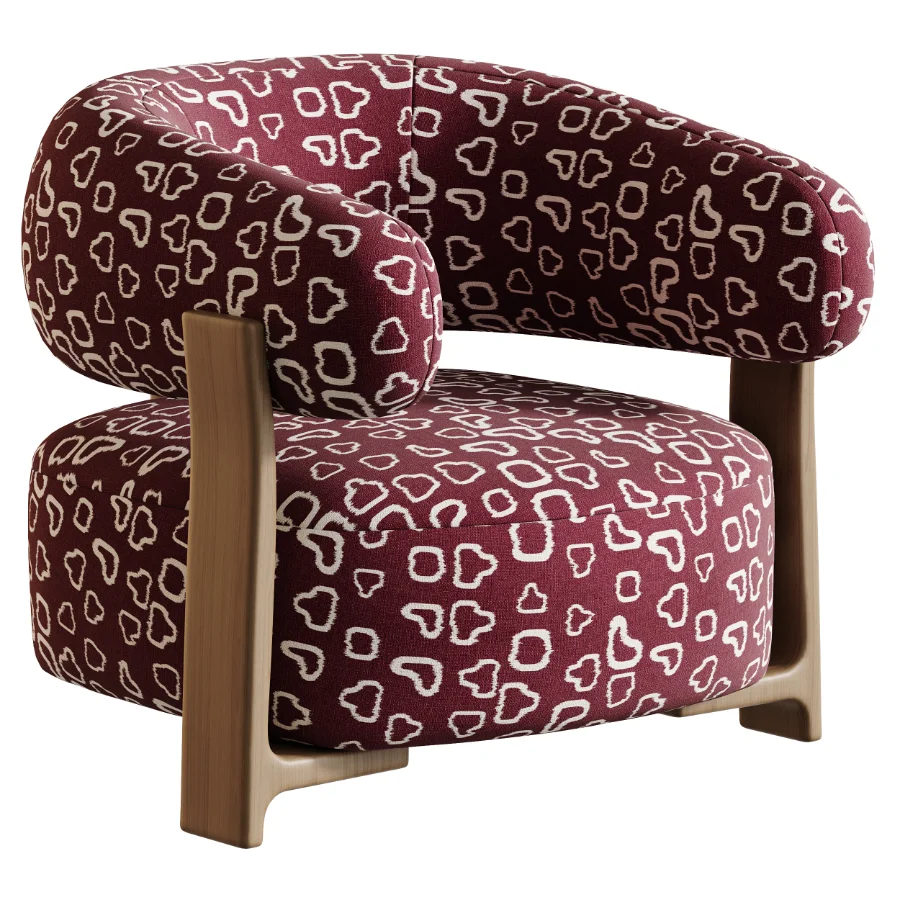 Fauteuil GRANITE – Bruin Walnoot Image 4