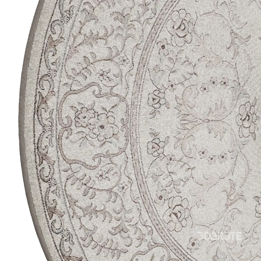 GD Ivoria Round Rug Image 4