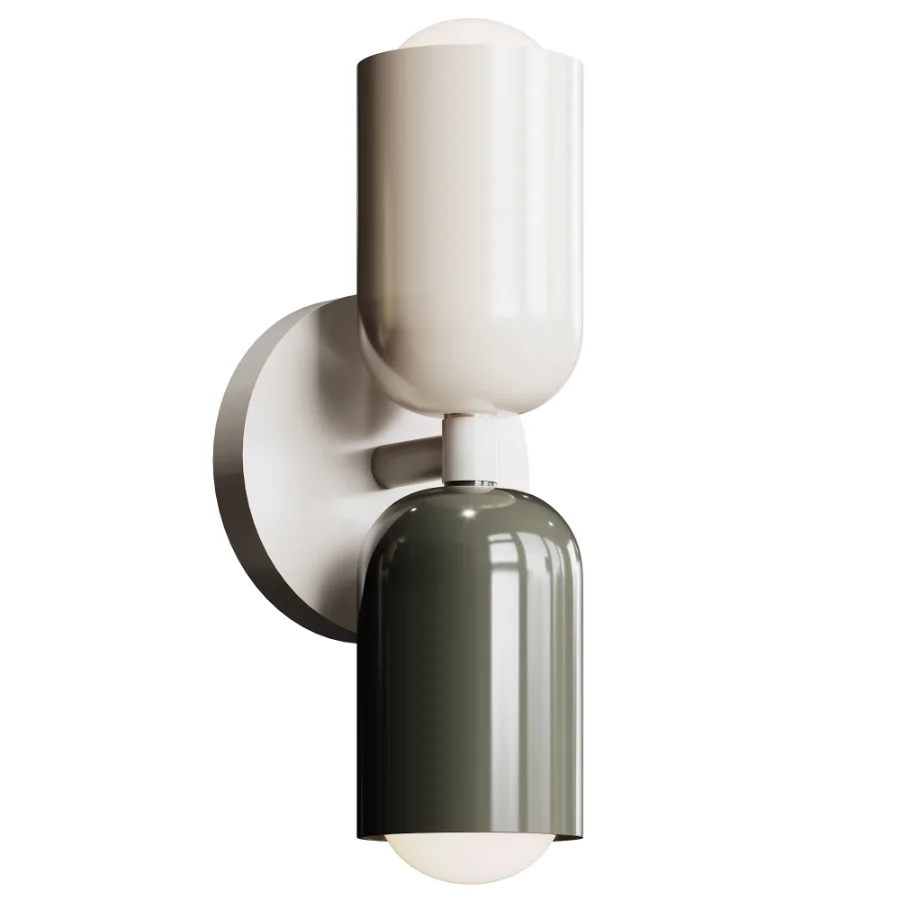 Lampara de pared enchufable doble Couleur Image 1