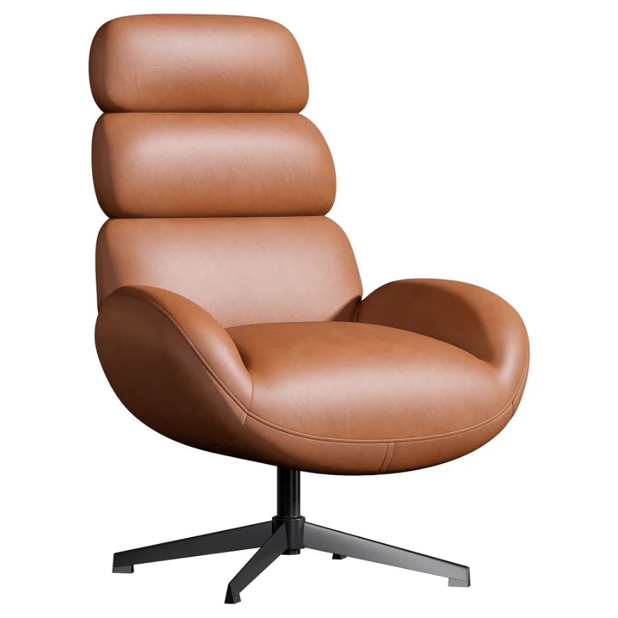 Kessen Velour Cream Swivel Chair Image 3