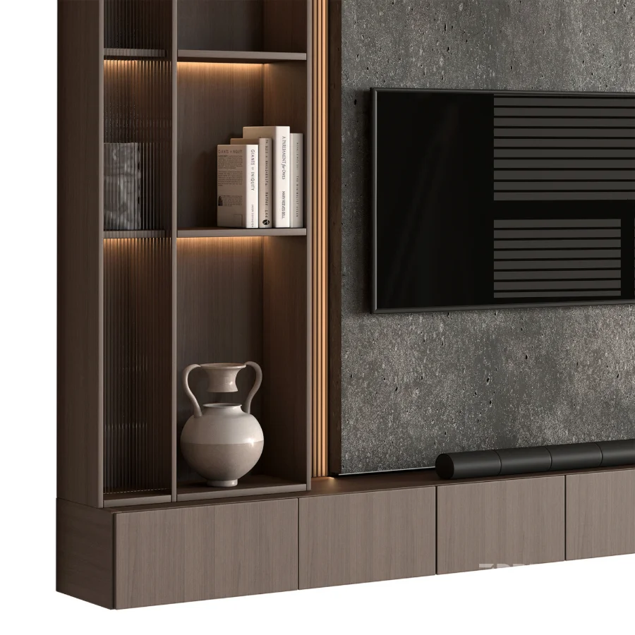 tv wall set 05 Image 2