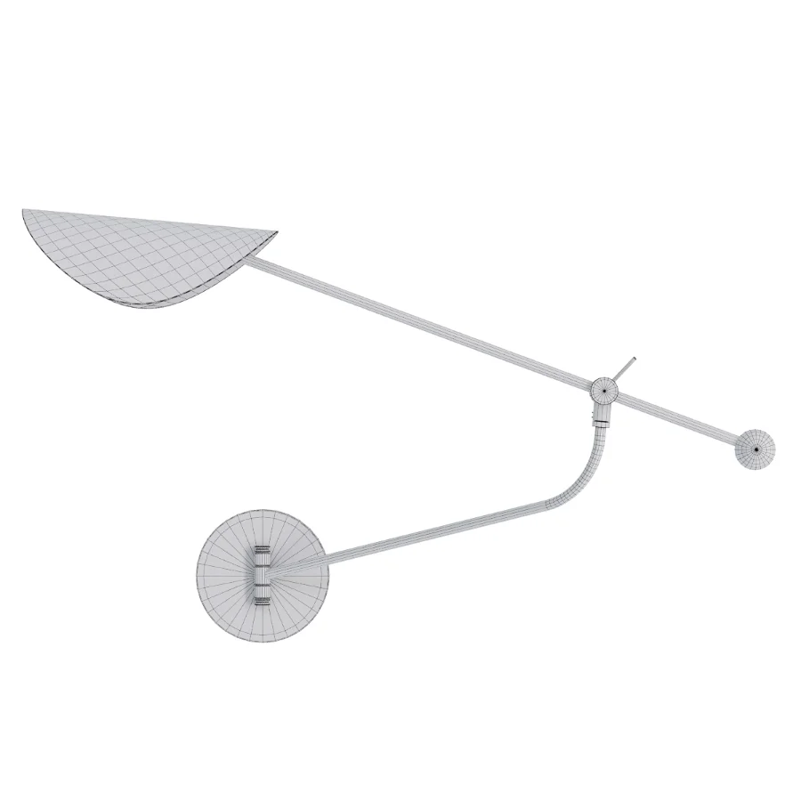 Adjustable metal wall lamp Image 1