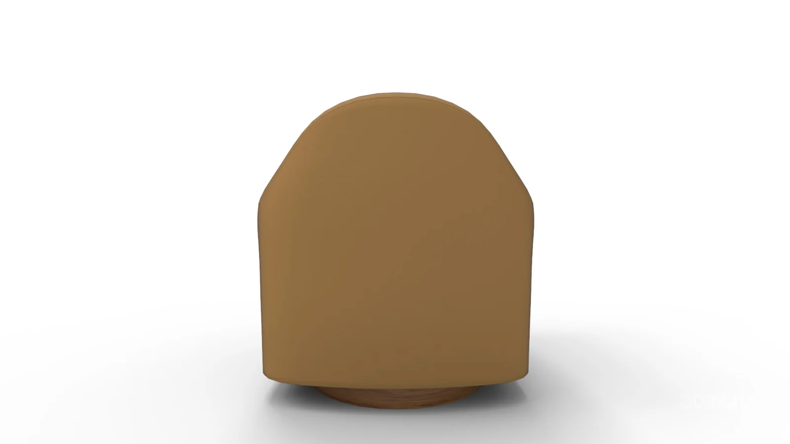 Haven Swivel Chair Poly Performance Velvet Dijon Dark Walnut Image 9