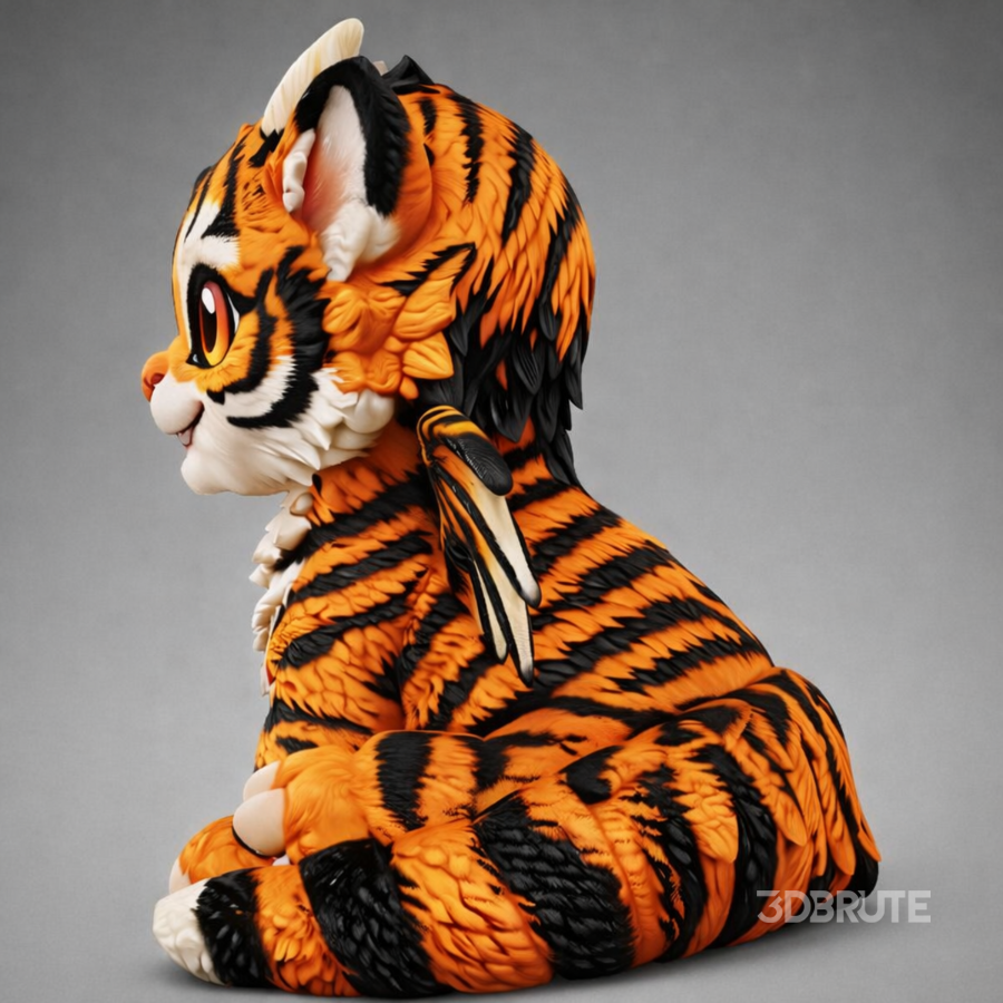 Cute Baby Tiger Dragon Image 6