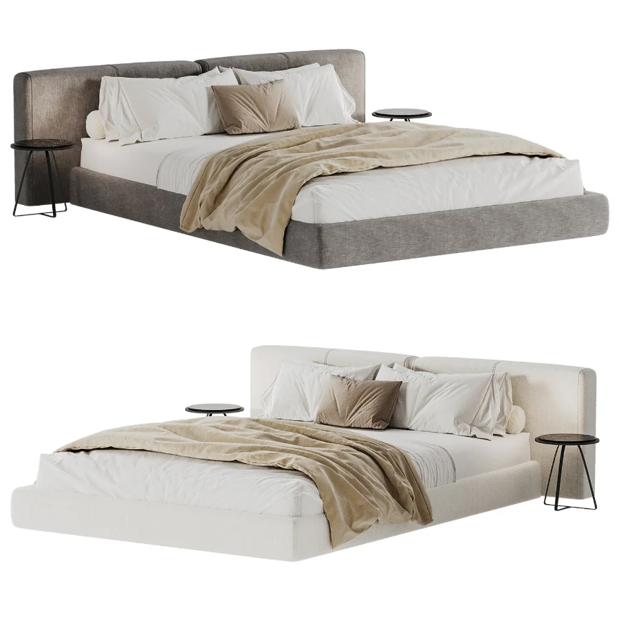 Lazy Bed with Horizontal Modern Image 2
