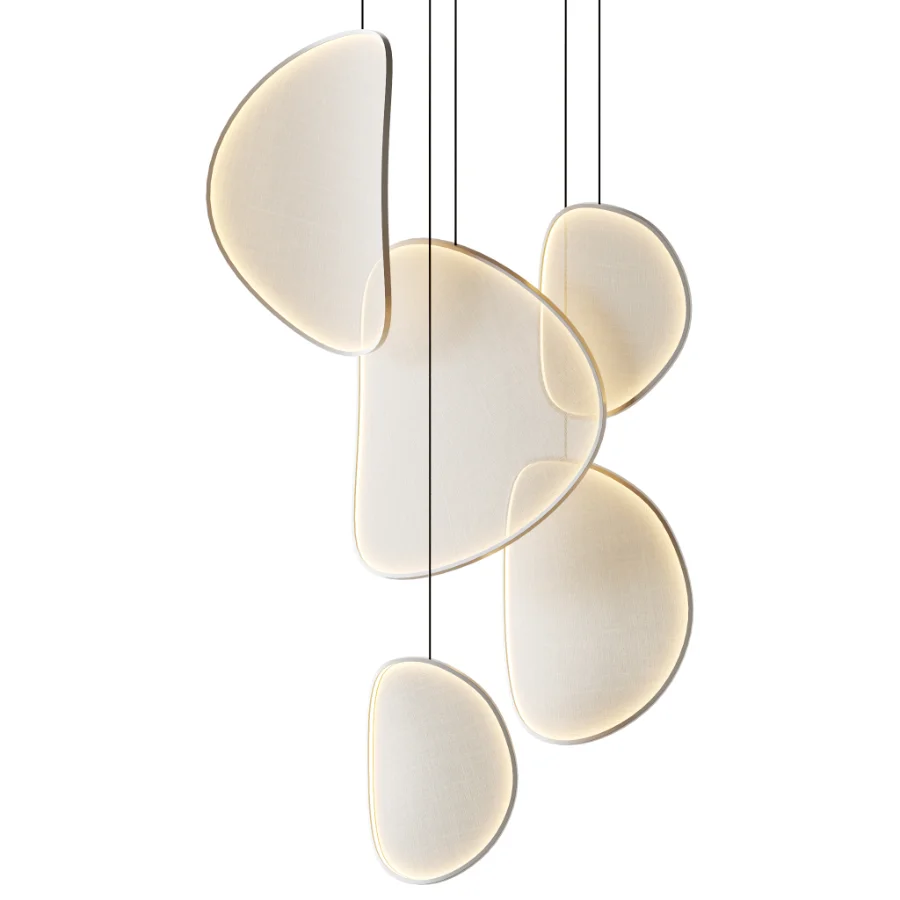 LED fabric pendant lamp Image 6
