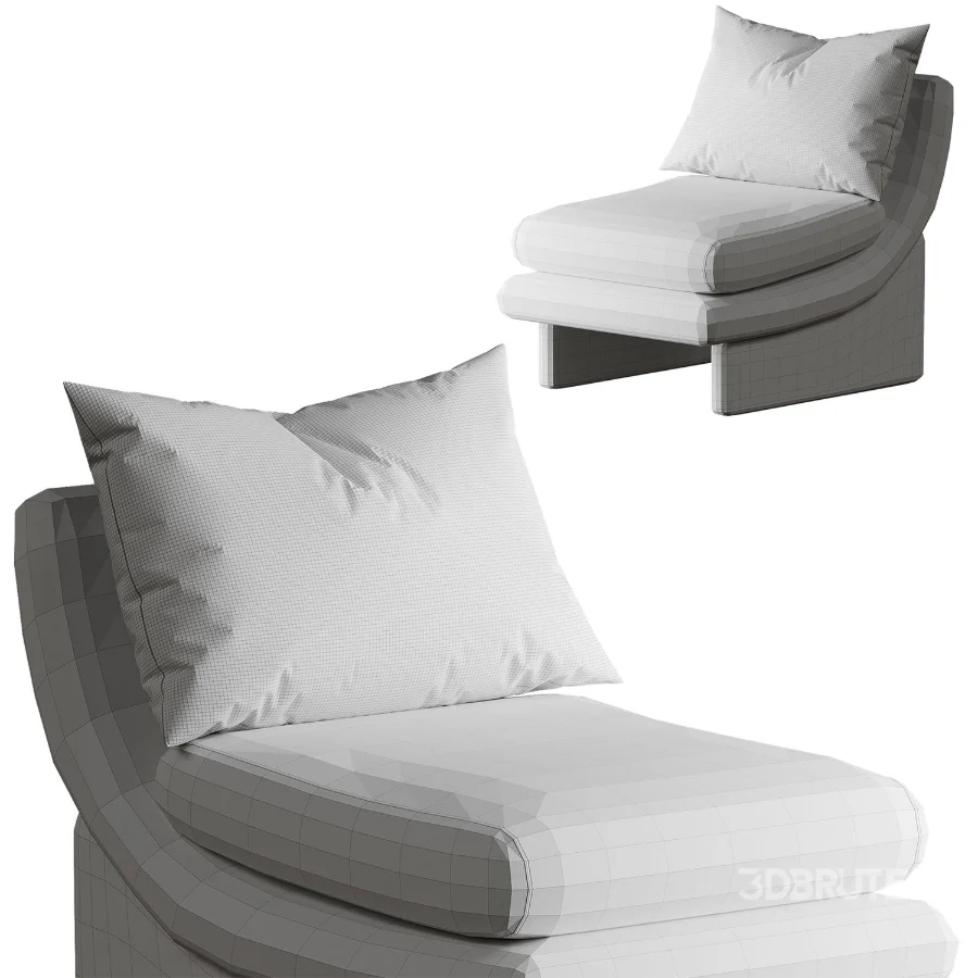 Tellis Sectional Chair Image 1