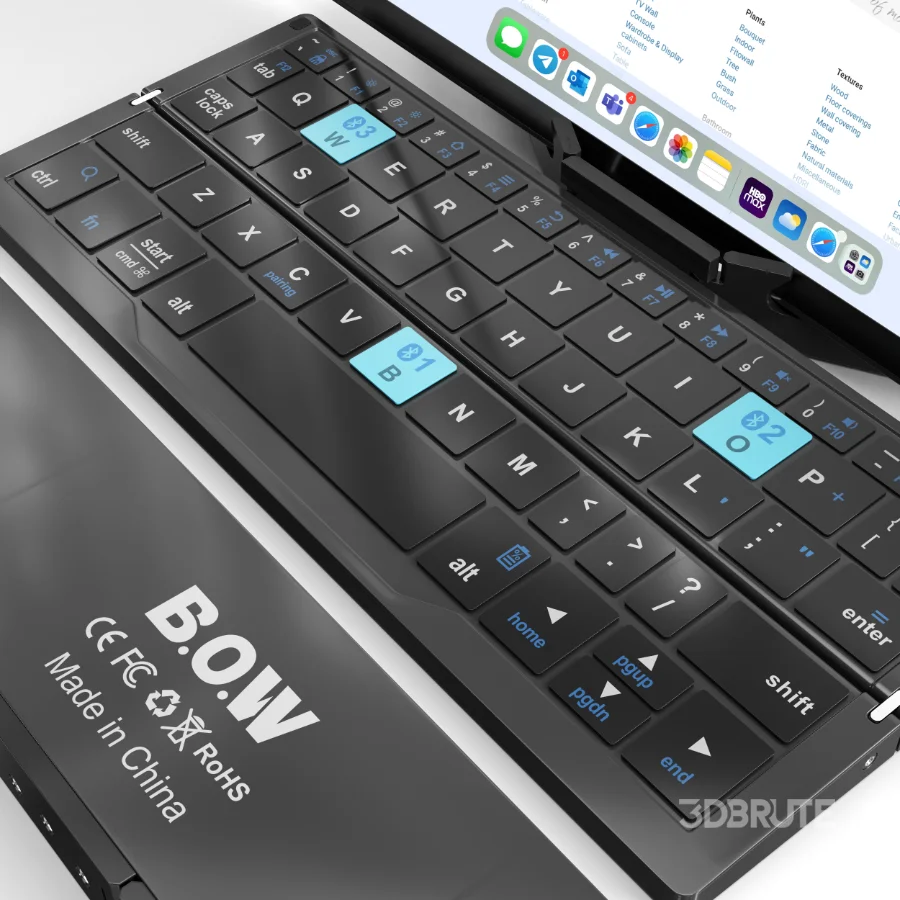 Bluetooth Keyboard Foldable iPad Pro Image 7