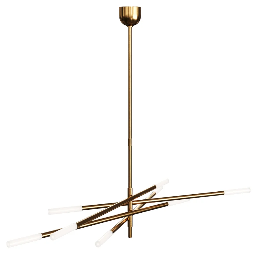 Rousseau Grande Eight Light Articulating Chandelier by Visual Comfort Image 7