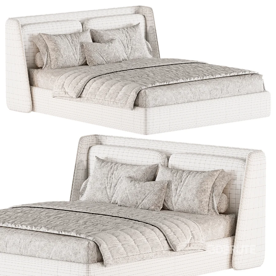Shell Double Bed by Luzaro Image 4