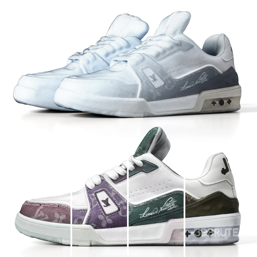 Minimal Sneakers with Denim Design Image 7