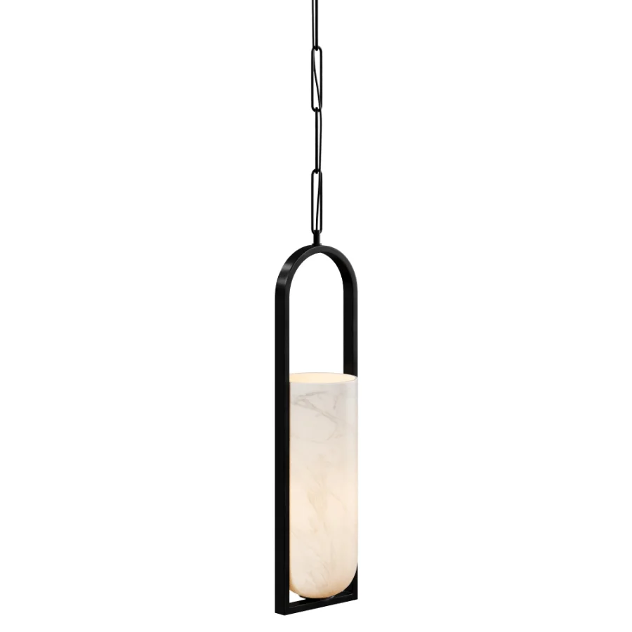 Melange Small Elongated Pendant by Visual Comfort Image 4