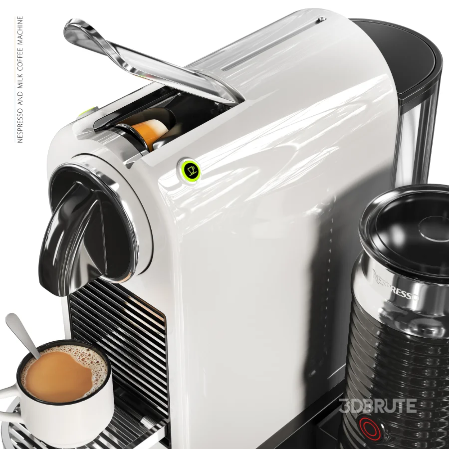 Nespresso and Milk Coffee Machine Image 4