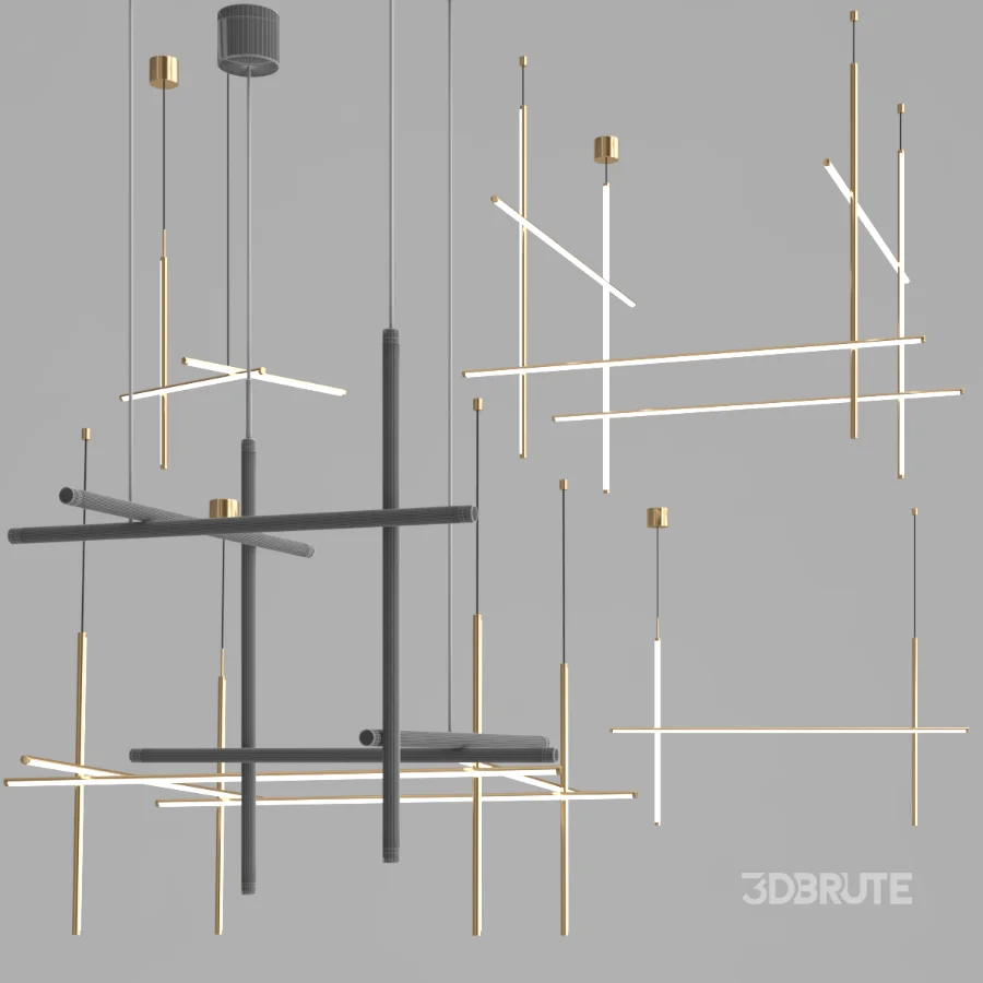 Coordinates LED Chandelier collection Image 13