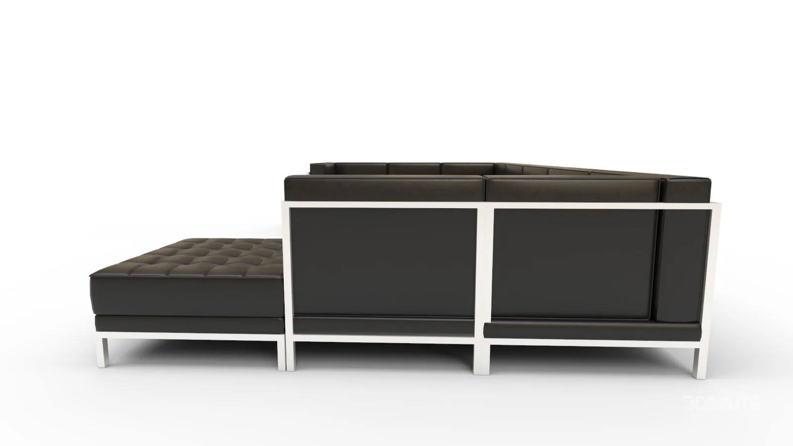 Bouffard Melrose Modular U Shape Sectional with Ottoman Image 4