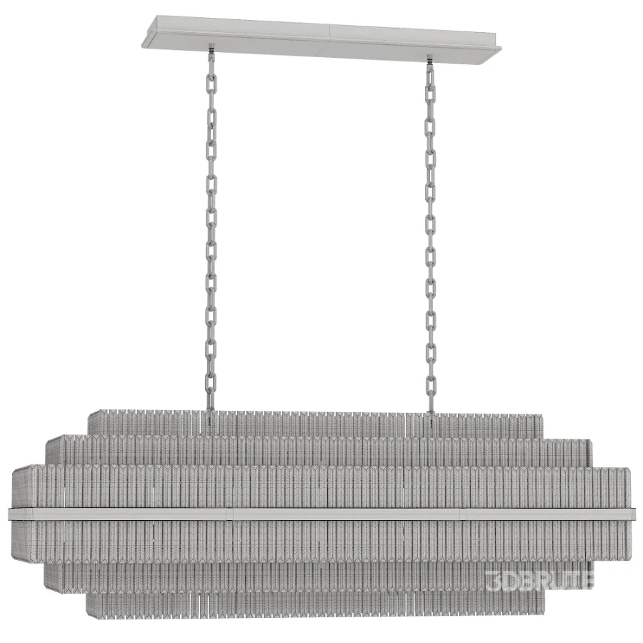 Vienna Linear Crystal Chandelier Image 2