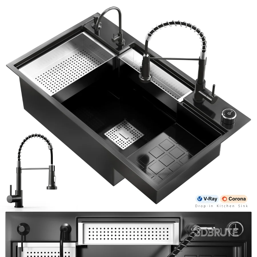 Drop-in Kitchen Sink 4 Image 1