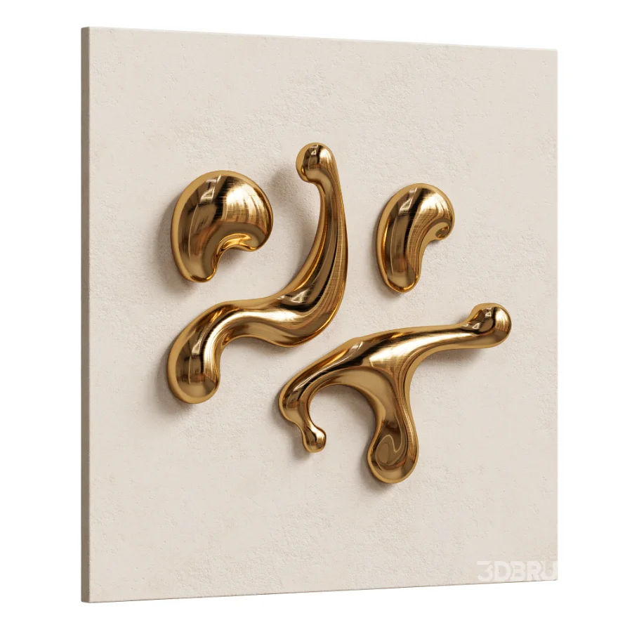 Abstract Fluid Decor 05 Image 1