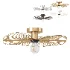 Lindby Ruota ceiling light made of metal - Thumbnail 7