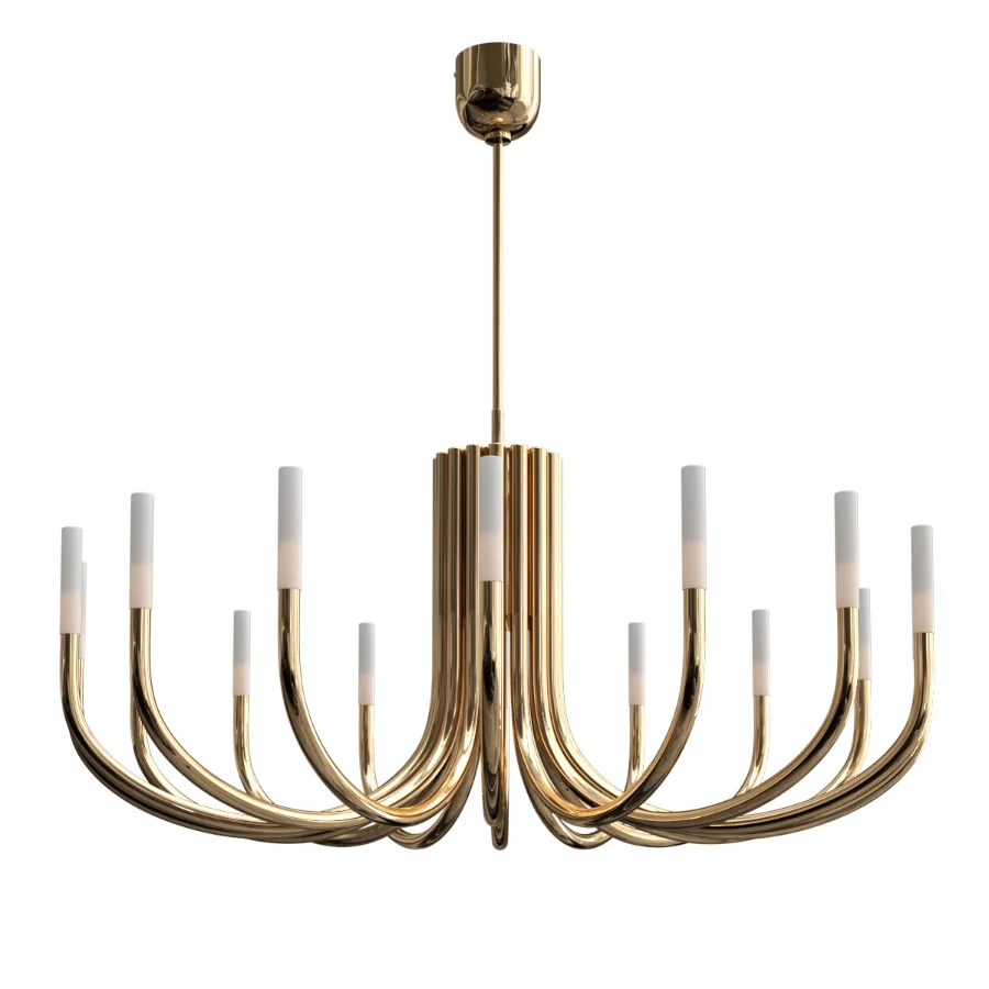 Rousseau LED Oval Chandelier Image 1