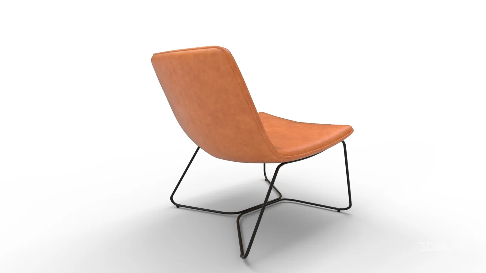 Tan Slope Lounge Chair Image 1