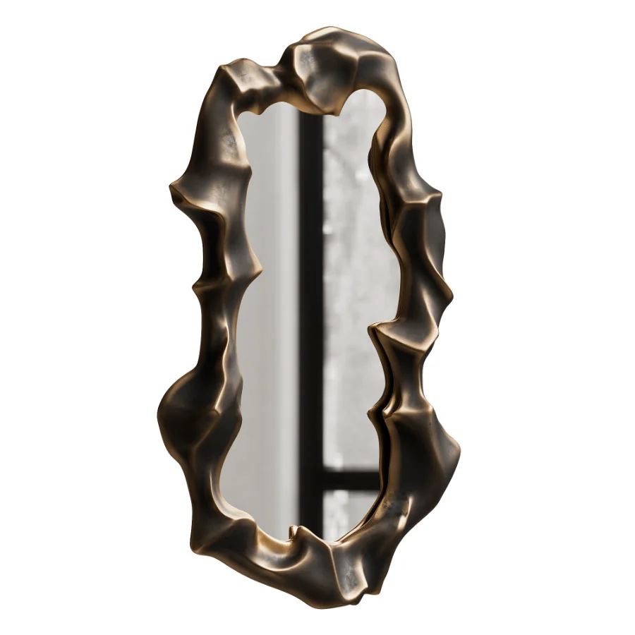 Modern Abstract Wavy Mirror 17 Image 2