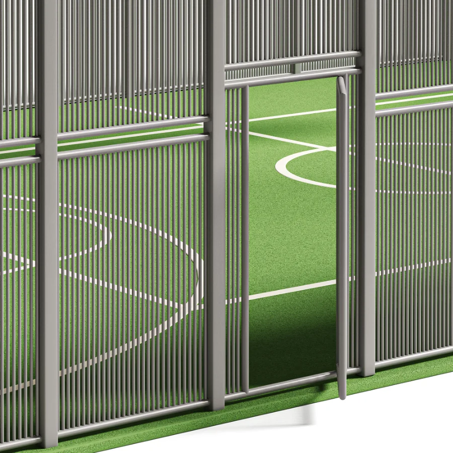 Fenced multi purpose sports court Image 4