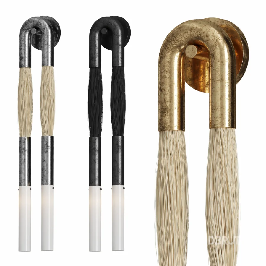Horse Hair Sconce by APPARATUS Image 3