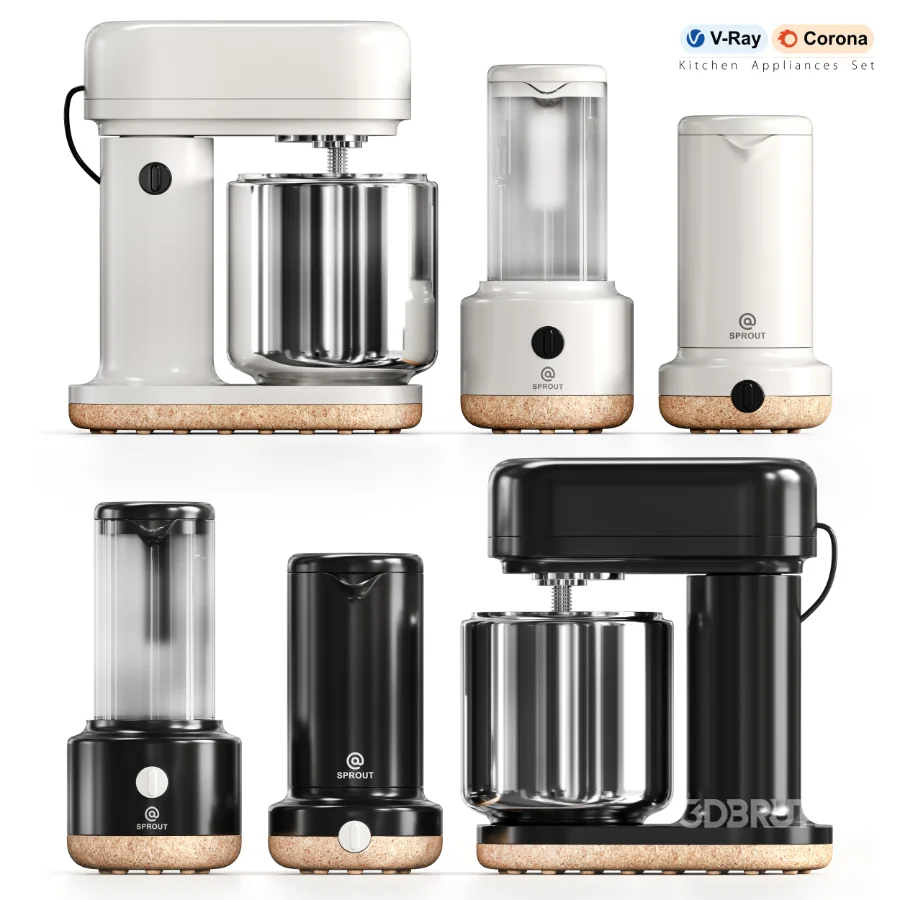 Kitchen Appliances Set Image 1