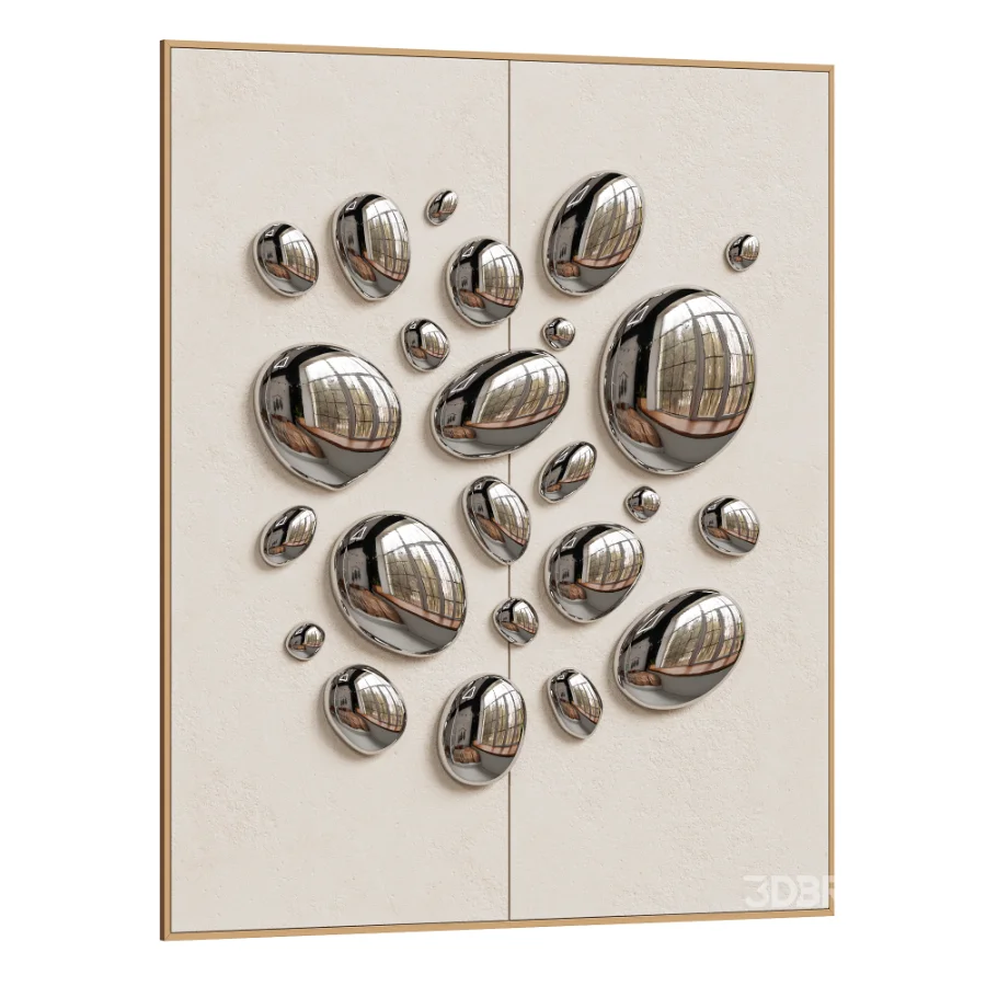 Chrome Bubble Wall Decor 27 Image 2