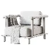 Pia Single Armchair Green - Thumbnail 5