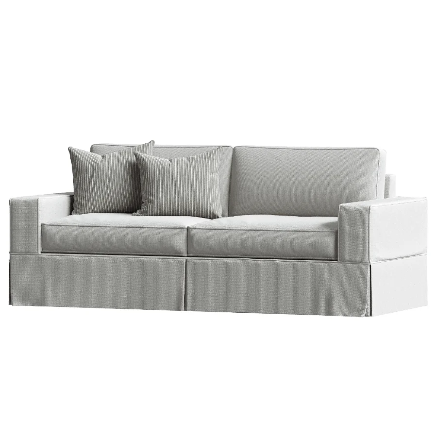 Slipcovered Sofa By Darby Home Co Image 4
