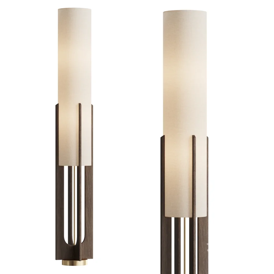Mael Floor Lamps Warm Gold Image 1