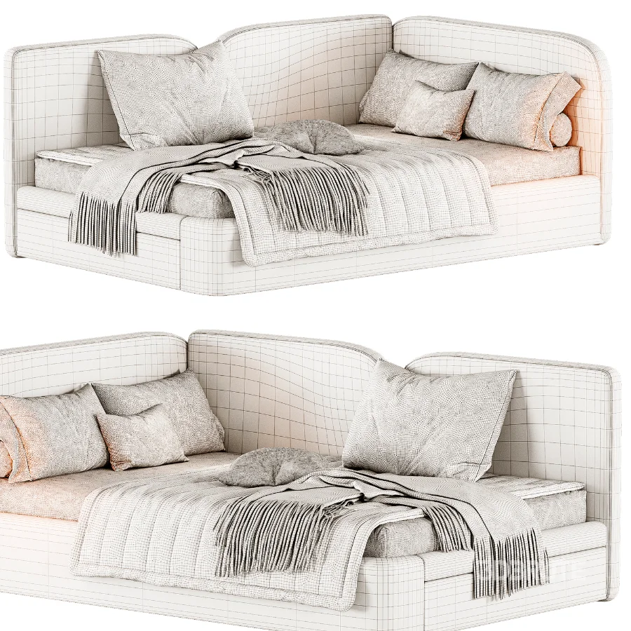 Oliver Corner Kids Bed by Lavsit Image 4