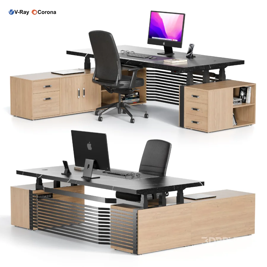 Zen-Pro-86-Executive-Standing-Desk 2 Image 1
