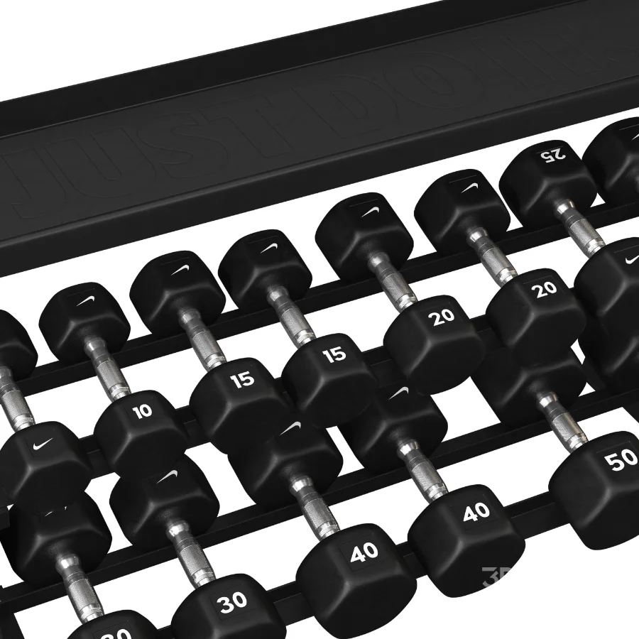 Nike_Kettlebell_&_Dumbbell_Storage_Rack Image 4
