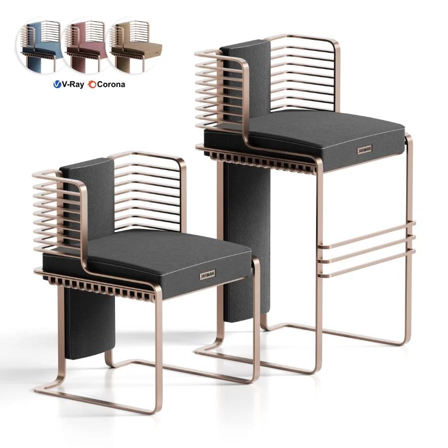 JARMAN Bar Chair and Dining Chair Image 1
