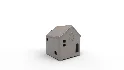 Handmade Ceramic Christmas Village House Mini - Thumbnail 7