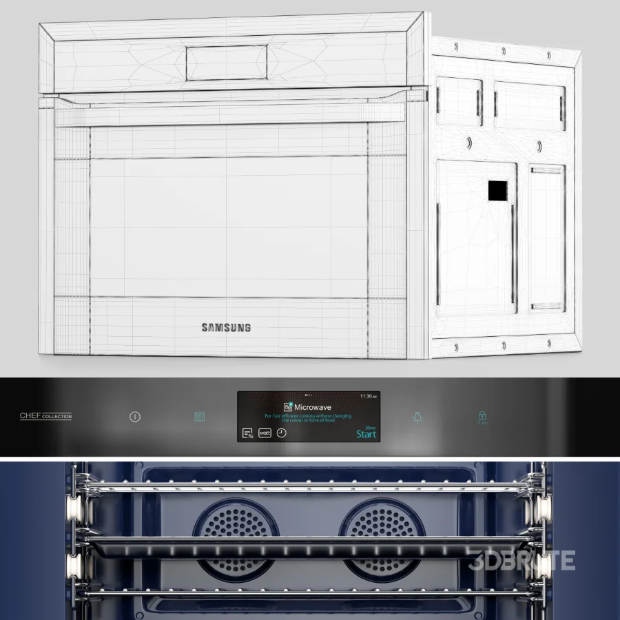 Gas Oven & Microwave Image 5