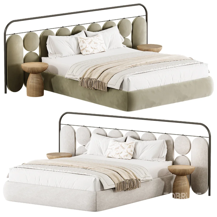 Japandi Double Bed 04 Image 2