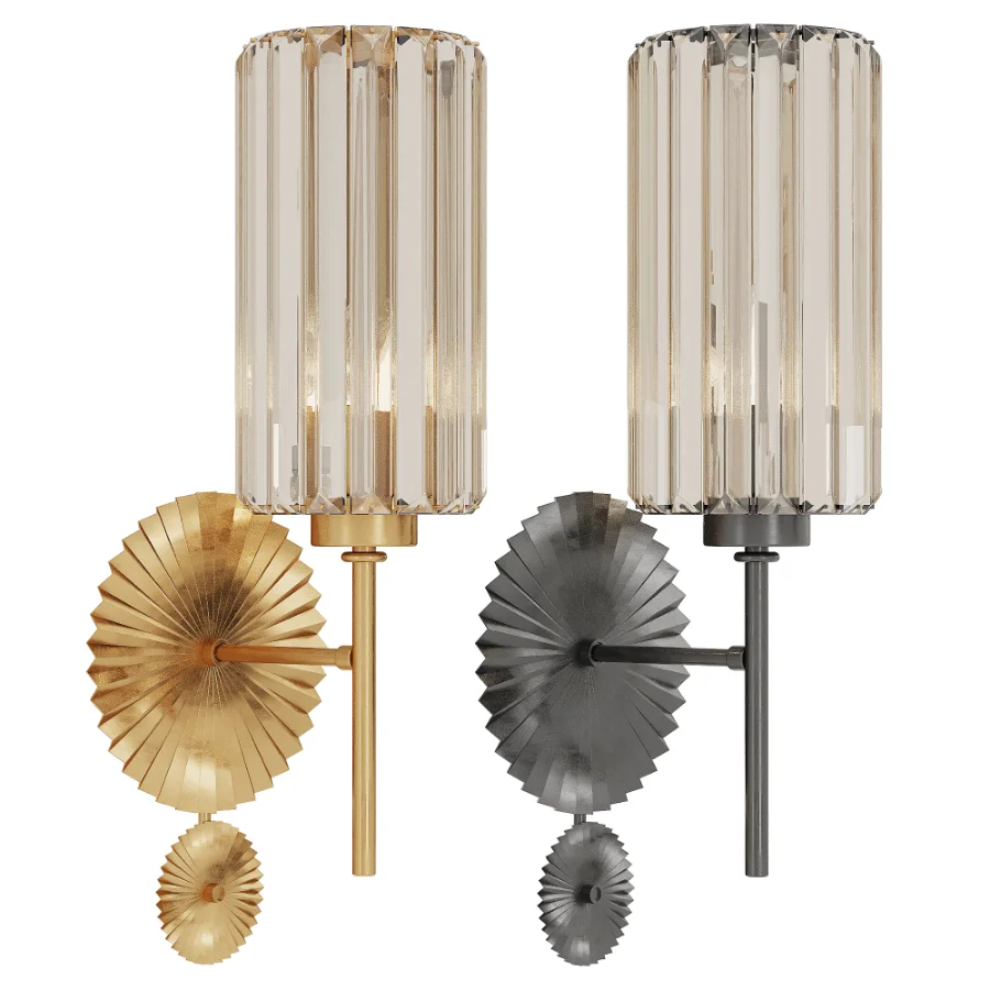 Nordic Light Luxury Crystal Wall Lamp Image 1
