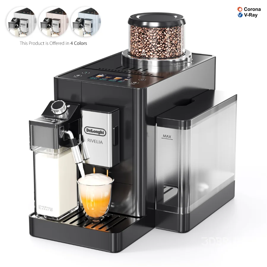 Delonghi Rivelia Fully Automatic Coffee Machine Image 1