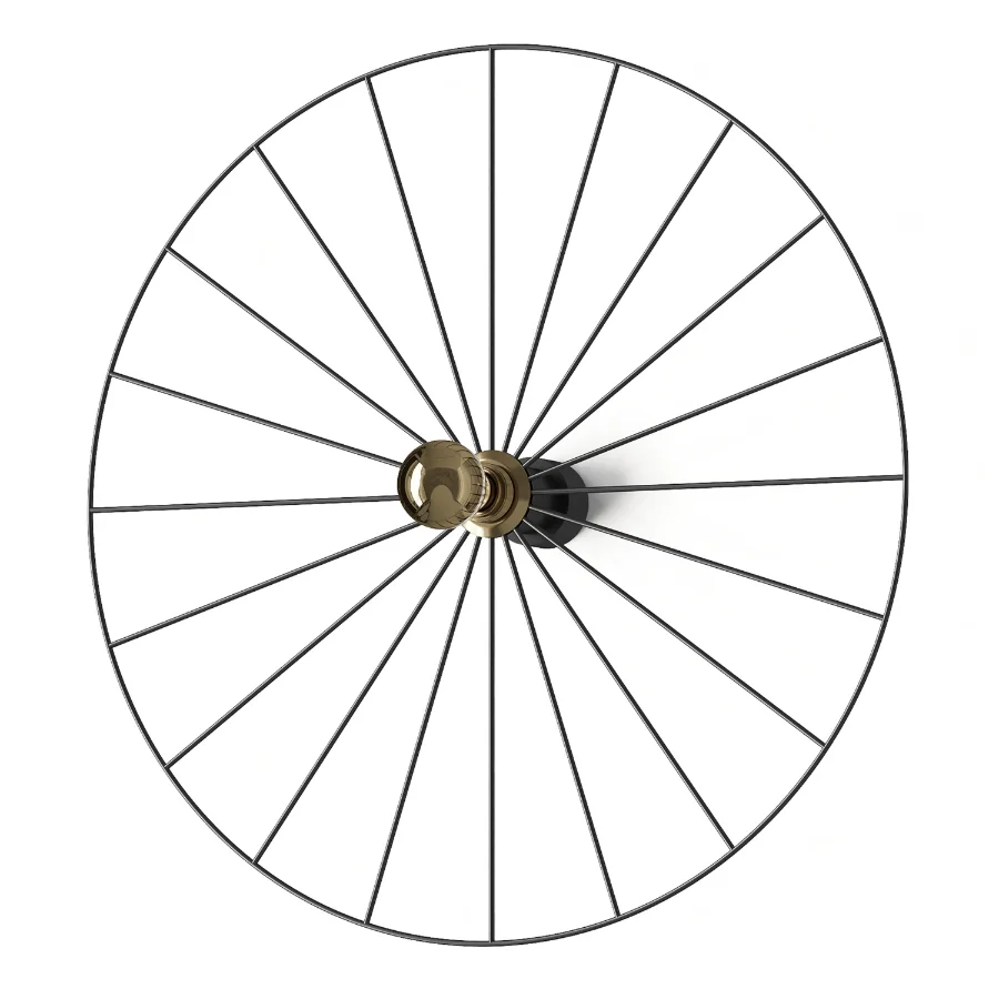 Aromas Del Campo Wheel Wall Lamp Image 4