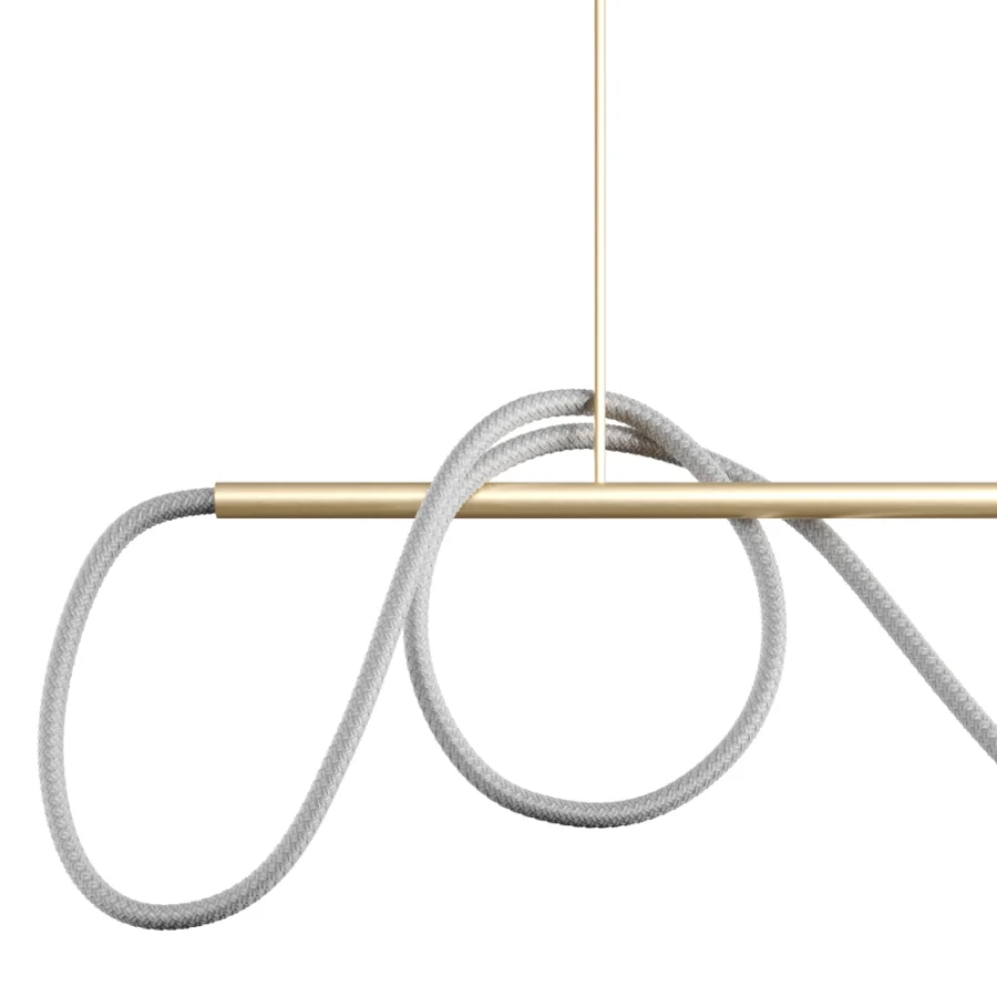 Festif Linear Pendant Lamp by Dbianco vol 4 Image 5